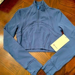 Lululemon Define Crop Half Zip *Luon